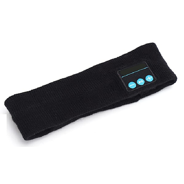 Trådlöst Bluetooth stickat musikhuvudband