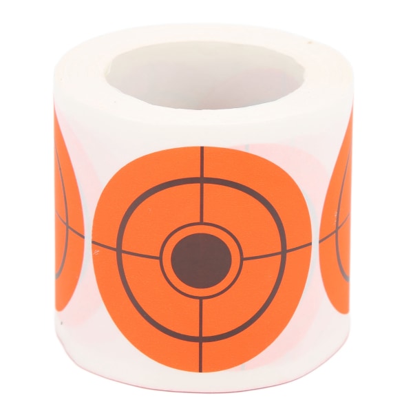 Adhesive Paper Shooting Targets 250 Sheets Roll Shooting Target Pasters Fluorescent Orange Target Stickers