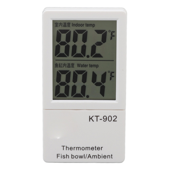 Digital akvarietermometer Ultralavt strømforbrug Elektronisk digital indendørs og udendørs termometer til fisketank KT902