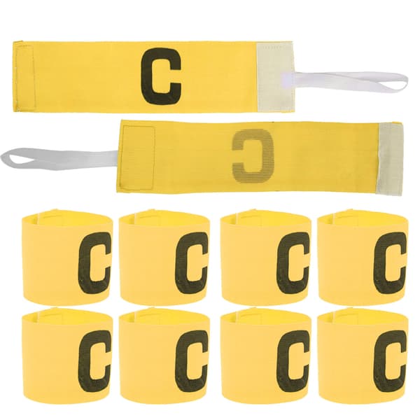 10 stk Løbe Træningsfodbold Header Game Armbånd Elastisk Pasta Winding C Wordgul