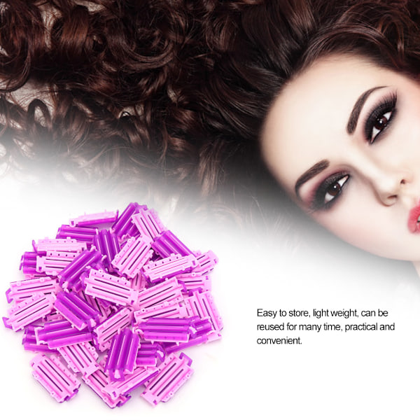 Manuel Hårfletning Curler Clips Preming Fluffy Barbers Hårstyling Perm Clip Tools36st