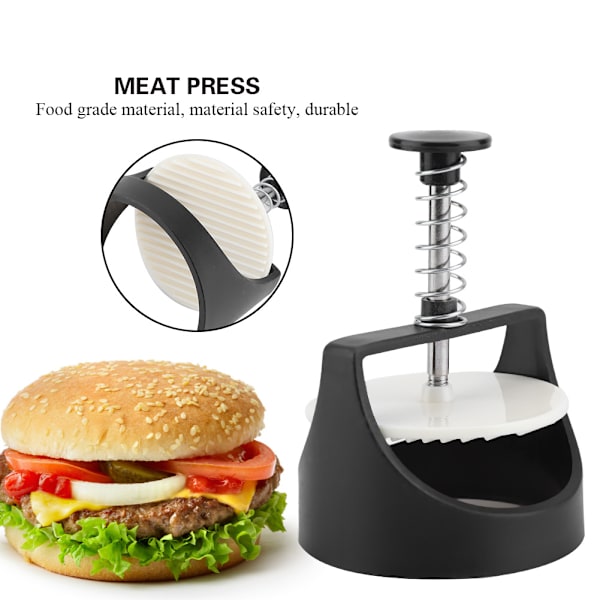 Rustfrit Stål Hamburger Patty Maker Press Burger Kød