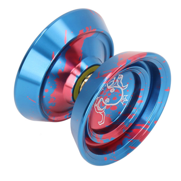 YoYo Ball svarar inte aluminiumlegering Advanced Fade Free Utsökt för tävling med handske 3st strängar Blå