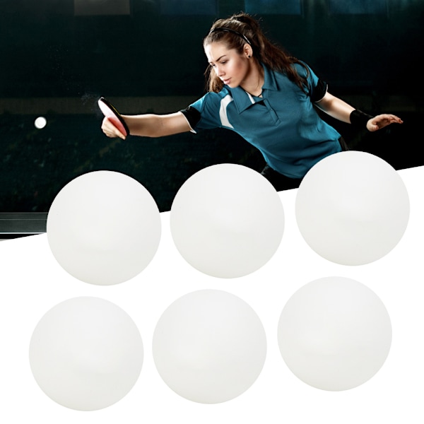 6 stk/sæt REGAIL Bordtennisbolde 3-stjernet ABS-plastbold til bordtennis træning Sport6st - hvid plastikboks