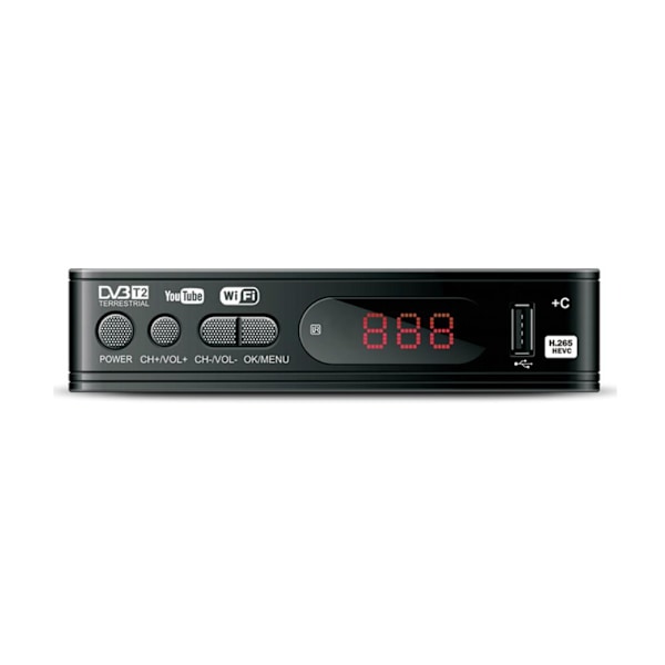1080P Set Top Box Digital TV Receiver DVB T2 Antenne Tuner