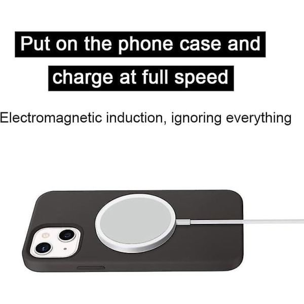 Magnetisk trådlös laddare, 15w snabb trådlös laddare kompatibel med Iphone 13/14