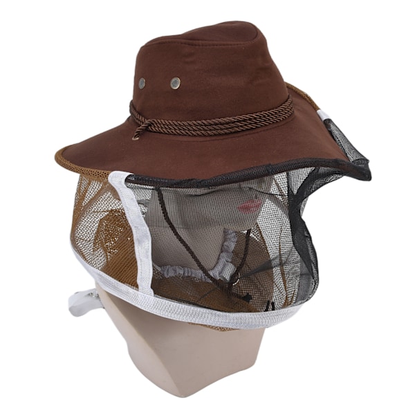 Mehiläistarhaajan Cowboy-hattu Säädettävällä Suunnittelulla Hengittävä Verkko Mehiläistarhaajan Hupun Hattu Mehiläistarhaajille Kalastajille Metsästäjille Leirintäilijöille