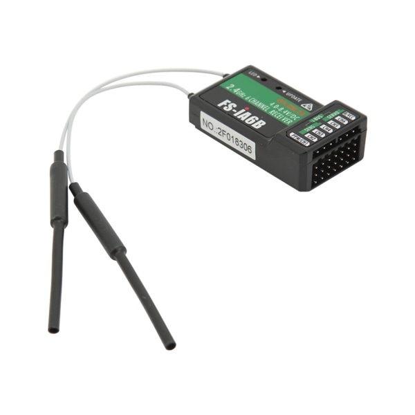 FS IA6B-mottaker 2.4G 6CH I BUS PPM-mottaker for FS I4 FS I6 FS I10 FS GT2E FS GT2G-sendere