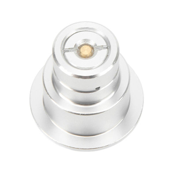 CO2 Adapter Aluminiumlegering 0,3 tum Snabb urkoppling Slitstark Hög hårdhet Soda Machine Connector Silver