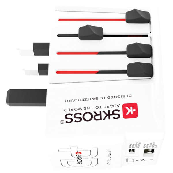 Rejseadapter USBA+C PD 30W, universal, ujordet 240