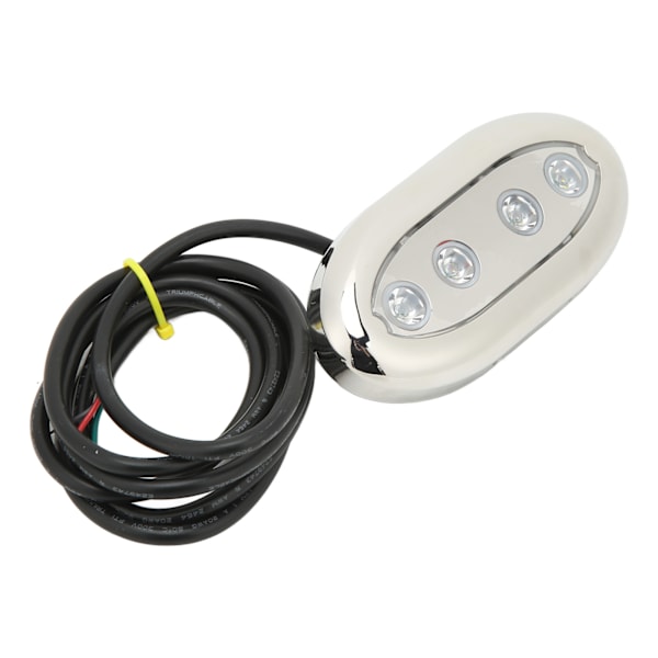 Marine undervands LED-lys DC 12V-24V IP68 Vandtæt Universal Pasform til Båd Yacht Vandkant RGB 8W