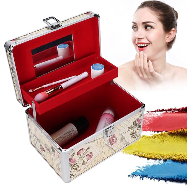 Professional Beauty Cosmetic Case Large Capacity Eyelash Extension Tool Empty Storage Box