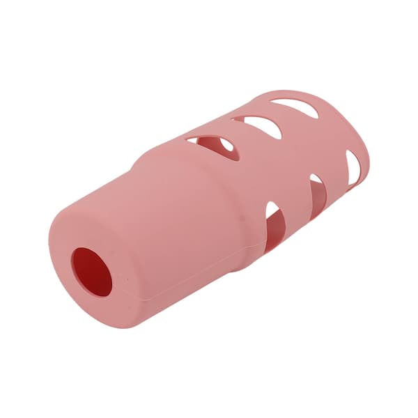 Cup Protector Sleeve Non-slip All Wrapped Removable Silicone Water Cup Boot for 30 oz Cups Pink