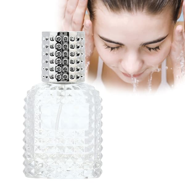 Portable Perfume Bottle Aluminum Atomizer Fine Mist Empty Spray Bottle 30ml (Silver)