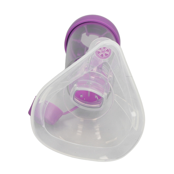 Inhalator Spacer 175ml Kapacitet Med Silikonbeskyttelse Klar Kammer Forseglings Aerosol Spacer til Medicin Absorption