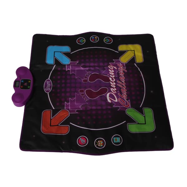 Kids Dance Mat Electronic Pad Toy 4 Game Modes Adjustable Built-in Music Dance Gift Does Not Light Up