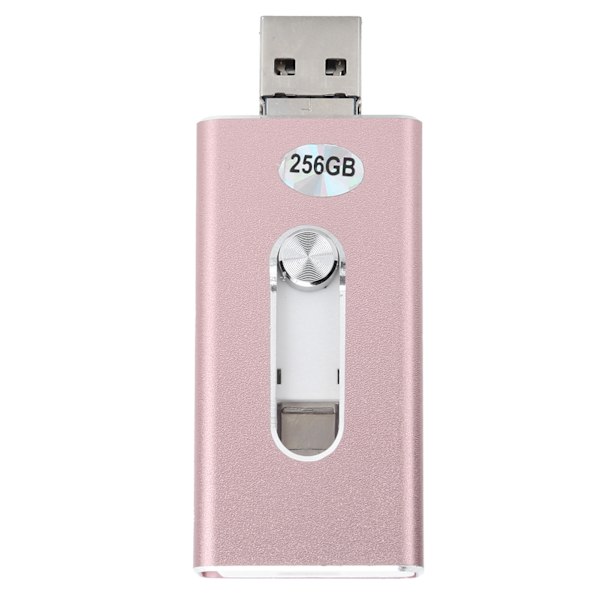 3-in-1 Micro U-levy 256 Gt OTG-muistitikku USB Androidille/iOS:lle/Windowsille