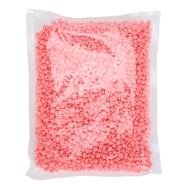 Liddy 500g smärtfria hårdvaxbönor Kroppens hårborttagning för kvinnor Vaxpärlor Wax Warmer BeanPink Rose