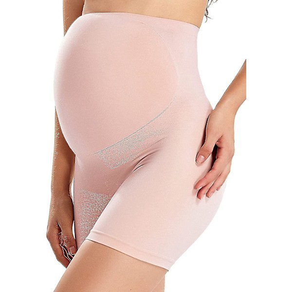 Sømløse Høytaljede Graviditetsformende Shorts - Dame Badetøy - Mild Rose