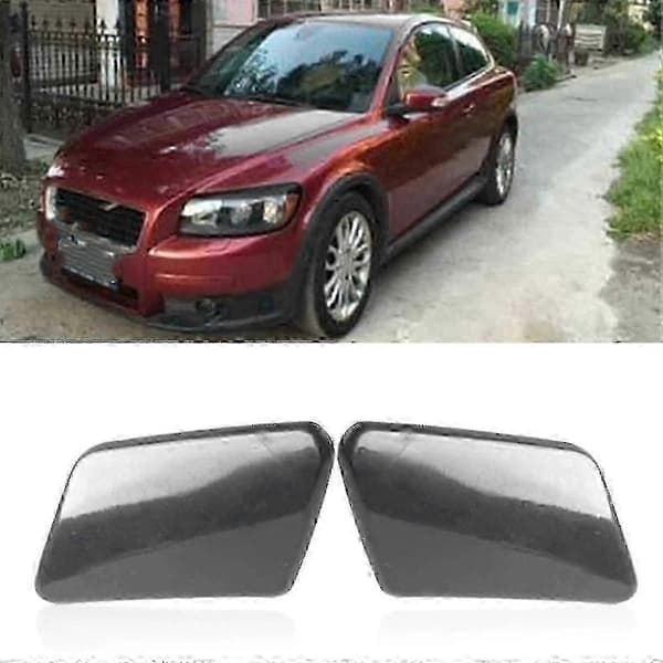 Frontdysebeskyttelse, kompatibel med C30 2008-2010, frontlyktlampe og motorbeskyttelse [LD] Black