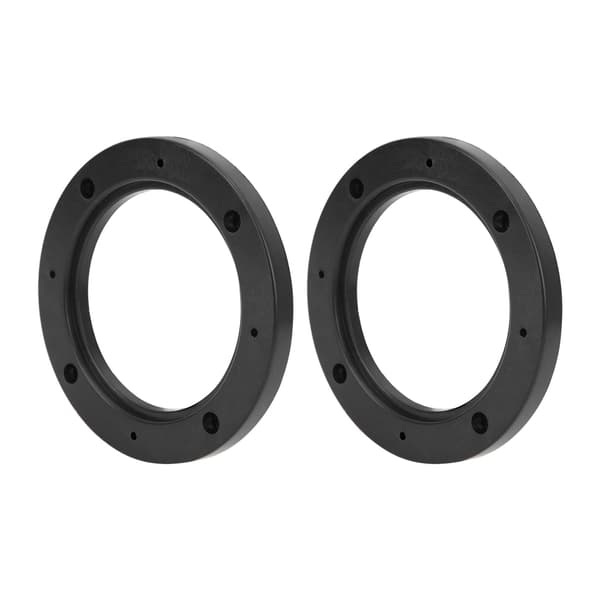 2 stk. 4 tommer Bil Audio Højttaler Ring Pad Sort Bil Modificering Udskiftning Universal