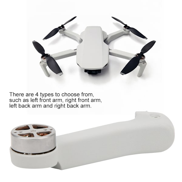 RC Drone Motor Arms Reparation Reservdelar Byte av Drönar Tillbehör Passar för DJI Mavic Mini Höger Bakarm
