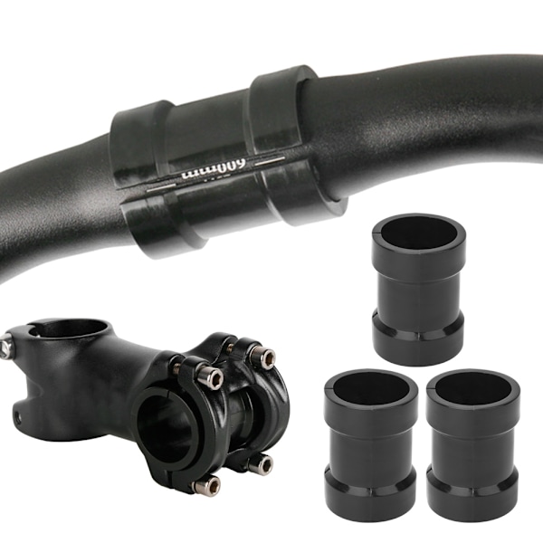 3 st 31,8 mm till 25,4 mm Styrstamsspärr Distansreducerare Vägcykelöverdrag Hylsa Adapter