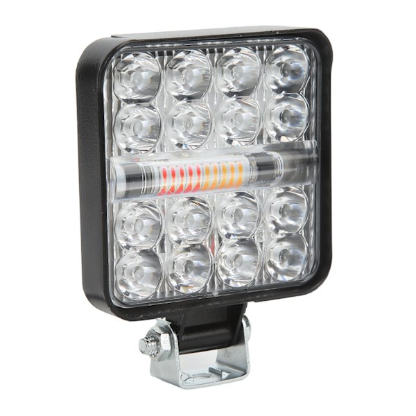 LED Arbejdslys 3000LM 9V‑60V IP67 Vandtæt 48W Universal Offroad Strobe Lampe til Bil Motorcykel Lastbil Kvadrat