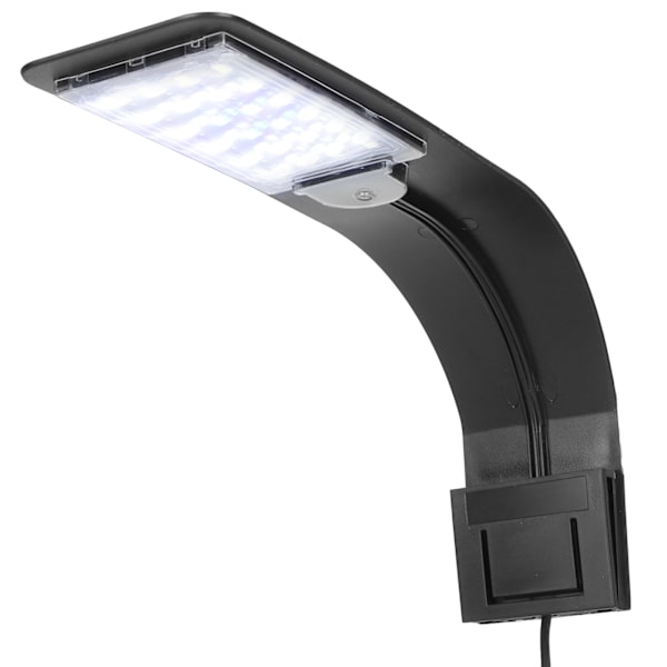 10W 220V EU-stik Akvarielampe Klips til Vandplanter Hvid Blå LED