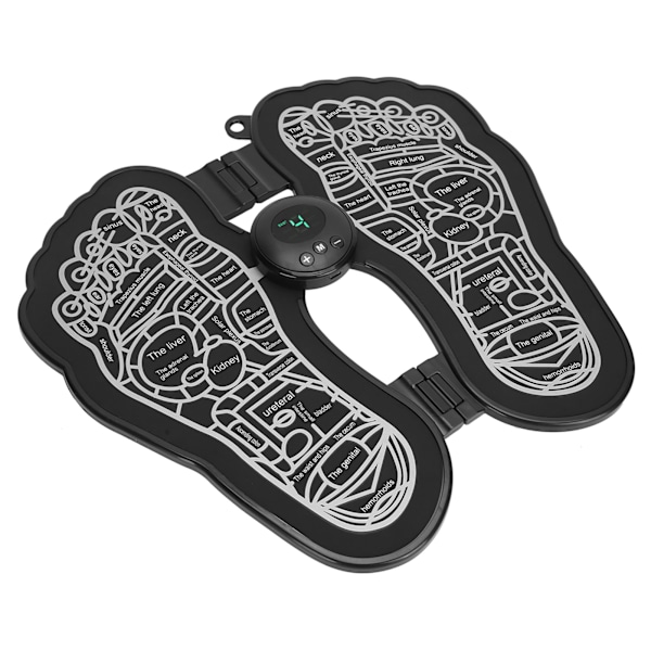 Genopladelig EMS fodmassagepude Foldbar justerbar fodmassagestimulator