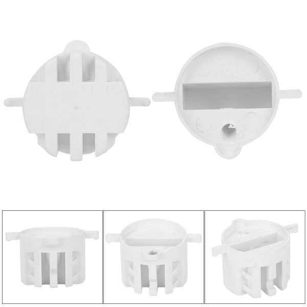 6 st plastkoppsplugg surfbräda FCS rund surf fenplugg G5 box fenplugg & skruvnyckel (vit)