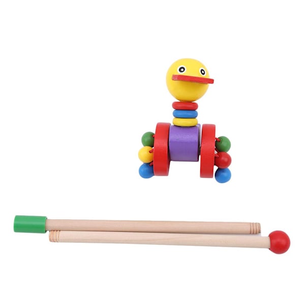 Træ Baby Gåvogn Træ Push and Pull Gålegetøj Børn Lær at Gå Vaggende Dyr Push Along Legetøj