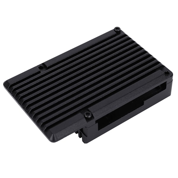 Bundkort Kabinet Boks Sort Aluminium Legering Passer til Raspberry Pi 3 Model B 2b/3b+