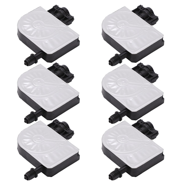 6 stk Blækdamper Korrosion Robust PP Blækdamper Udskiftning til DX5 DX6 DX7 4800 7800 7880 9800 printere