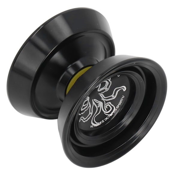 YoYo Ball uten respons aluminiumlegering Advanced Fade Free Utmerket for konkurranse med hanske 3 stk strenger svart