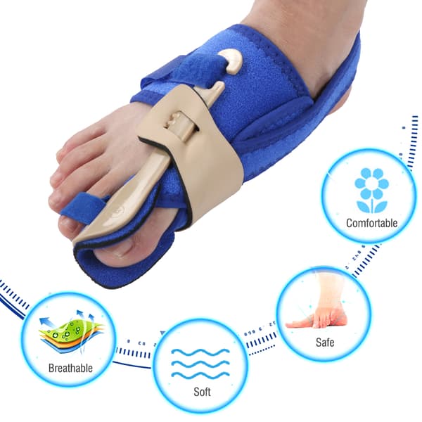 1 par kvinde tåskillere Hallux Valgus knystkorrigerer kan bære sko