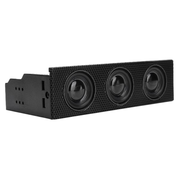 PC Frontpanel Högtalare Stereo Surround Datorfodral Inbyggd mikrofonhögtalare 5.25in STW9005