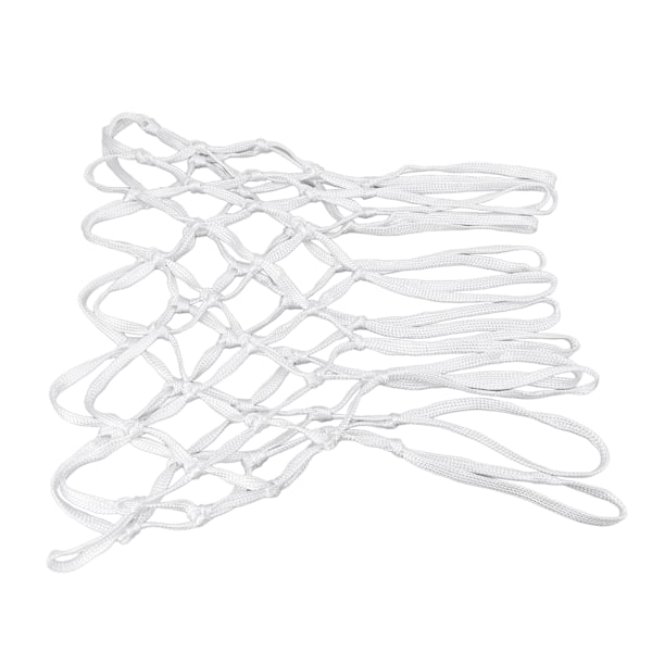 2st hållbara basketnät Nylon Vit Universal Heavy Duty basketnätbyte i alla väder för inomhus utomhus