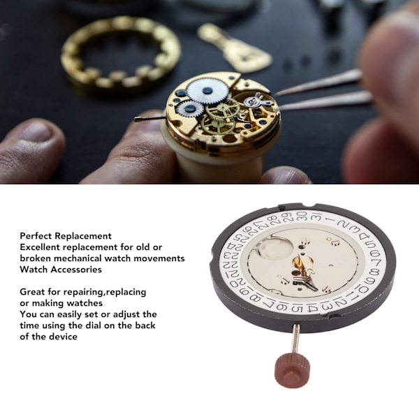 515 Quartz Watch Movement Accessory Watch Replacement Movement med 35mAh batteri