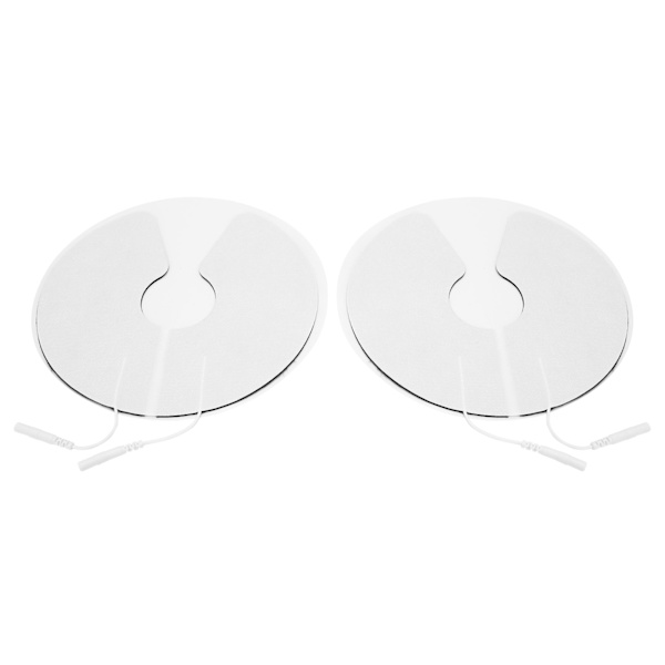 2 st icke-vävda bröstelektroder för Elektrisk TENS-fysioterapimaskin 16 cm 6,3 tum