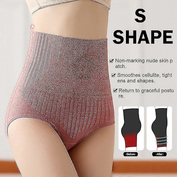 Ionstech Graphene Honeycomb Fiber Tummy Control Shaper Briefs - Röd