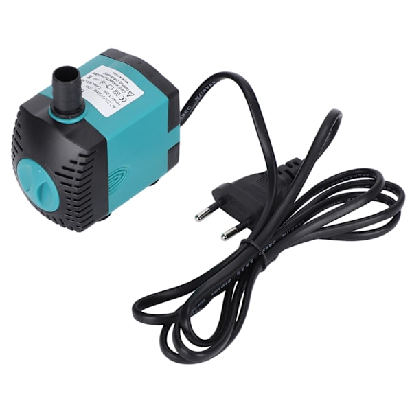 10W upotettava pumppu 600L/H 1,2m Nosto Alhainen melu akvaariopumppu EU-pistoke 220V