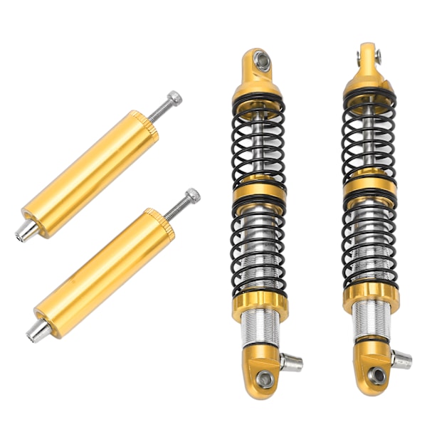 1 par främre bakre stötdämpare RC biluppgraderingsdelar för AXIAL SCX10 1/10 fjärrkontroll CarGold