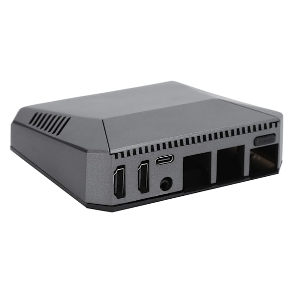 Aluminiumskal för Raspberry Pi 4B med inbyggd fläkt - Skyddande hölje