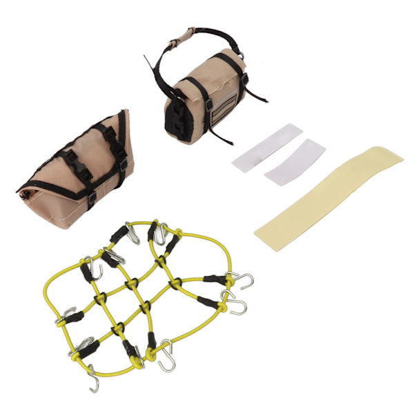 RC Simulation Yellow Roof Bagage Net för Traxxas 1/18 TRX4M
