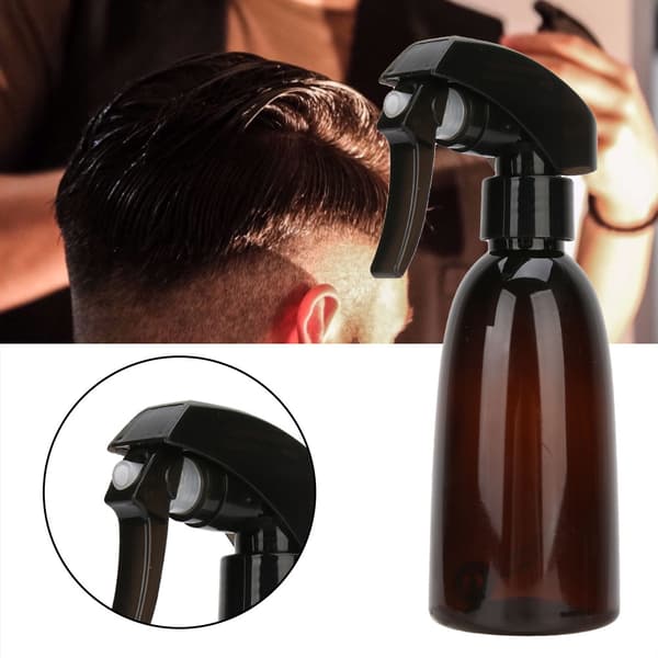 Empty Spray Bottle Soft Hose Fine Mist 200ml Refillable Container for Hair Salon Spray Bottle