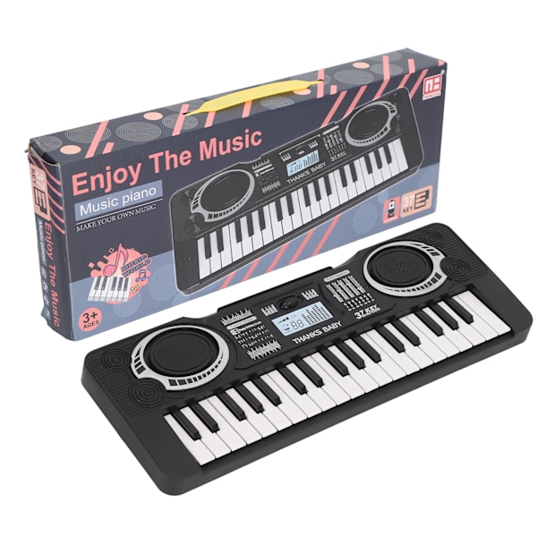 Elektrisk pianolegetøj 37 taster Keyboard Multifunktion til Børn Gave til over 3 år