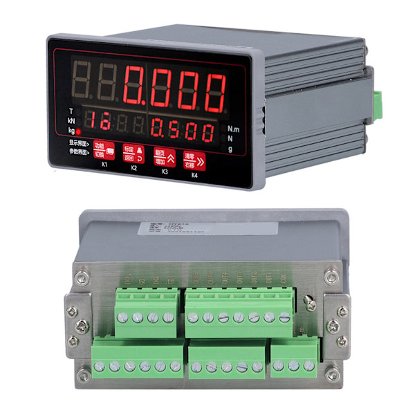 Lastcellecontroller 4-kanals relæ digitalt instrument til vægtdisplay DC 15‑30V DY810