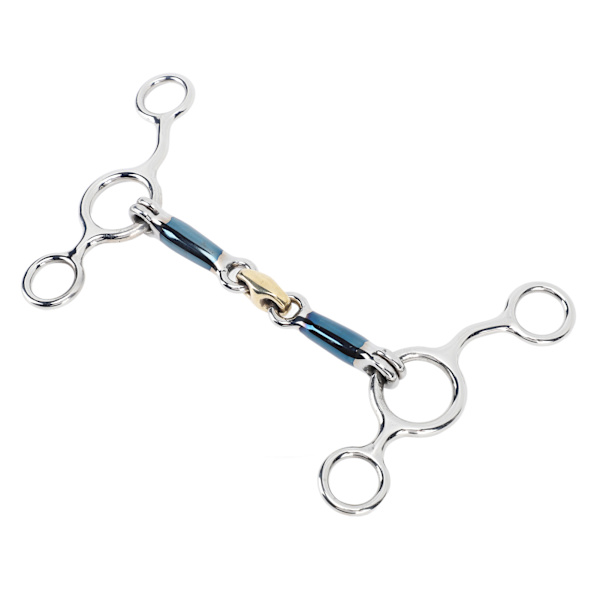 125 mm Professionell Snaffle Bit Rostfritt Stål Häst Mun Bit Hästuppfödning Tillbehör