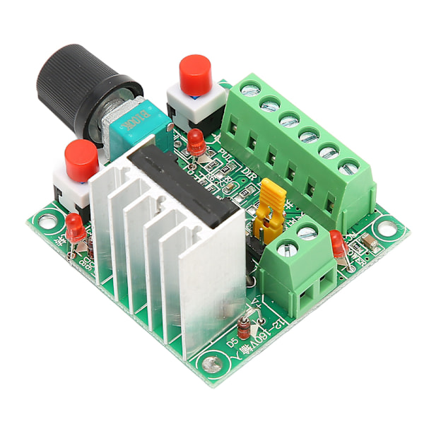 PWM Justerbar Trinmotor Controller DC 5‑12V 15‑160V 3 Frekvenser PCB Board Signal Generator Hastighedsregulator